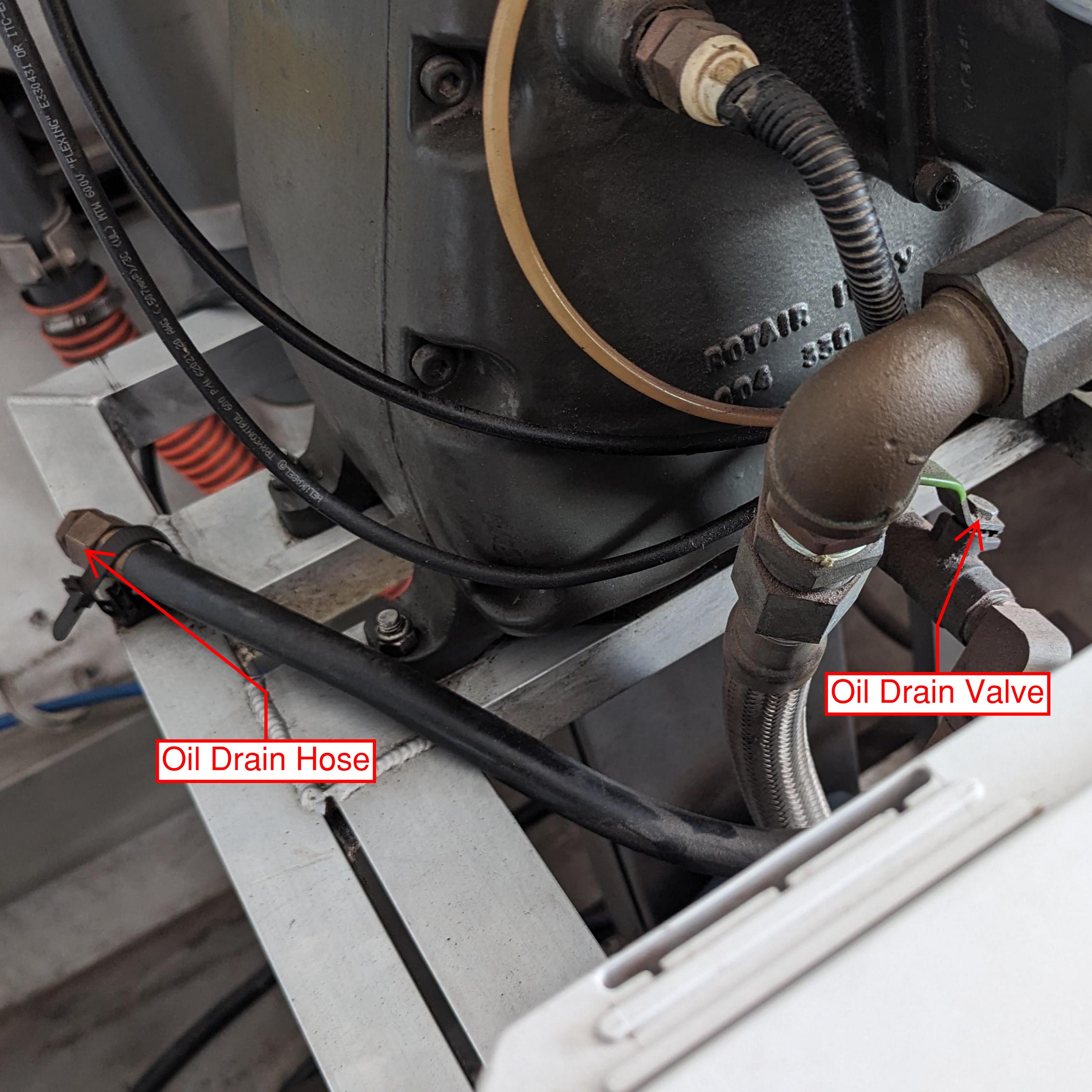 Nitrox Machine Oil Drain